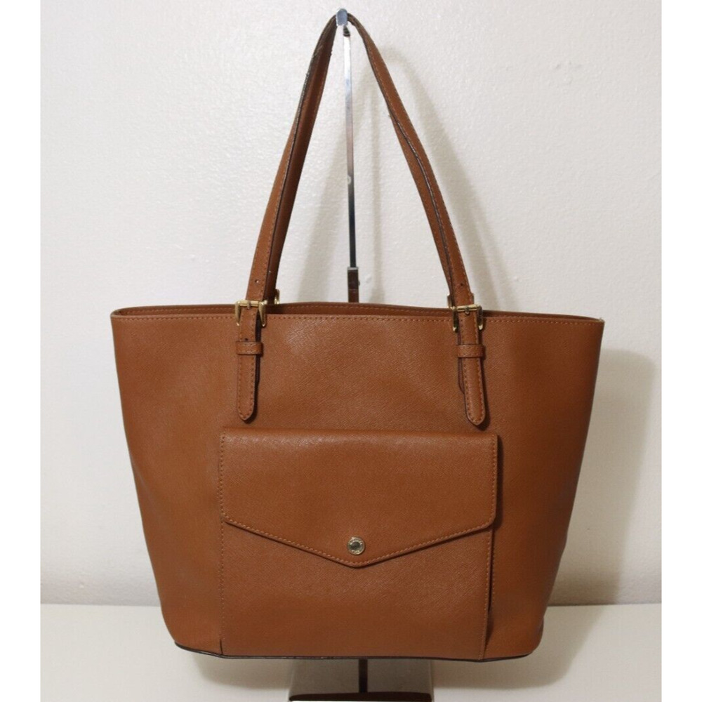 Michael Kors Tote Bag Brown Jet Set Multifuction Pocket Flaws (70)